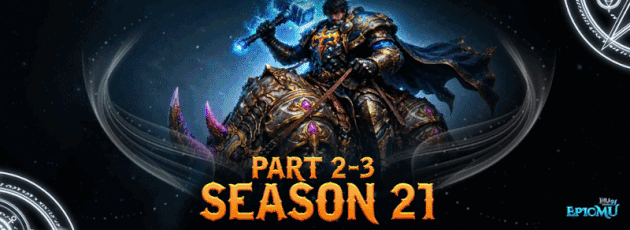 EpicMU Season 21 Part 1-3 x500 MU Online Server
